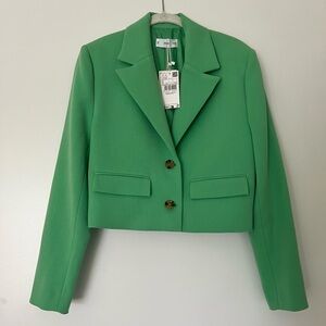 Mango Cropped Blazer NWT